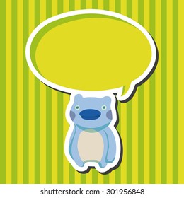 monster cartoon theme elements vecotr,eps