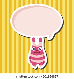 monster cartoon theme elements vecotr,eps