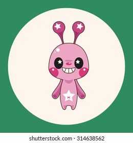 monster cartoon theme elements vecotr,eps