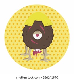 monster cartoon theme elements vector,eps