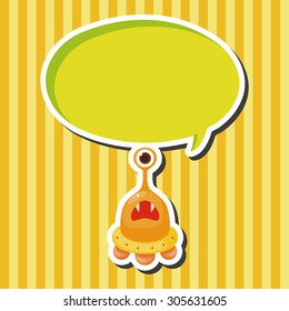 monster cartoon theme elements vector,eps