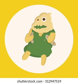 monster cartoon theme elements vector,eps