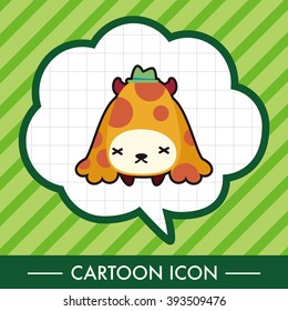 monster cartoon theme elements vector,eps