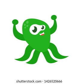 Monster character design. cute monster
