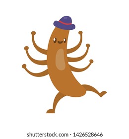 Monster character design. cute monster