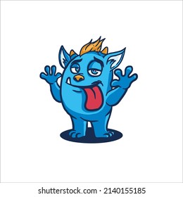 monster character design for your mascot, t-shirt and identity