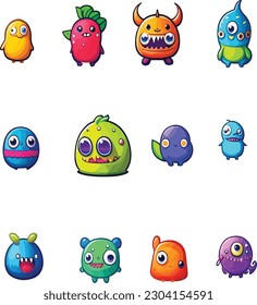 monster character set volume 1
