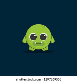 Monster character vector template