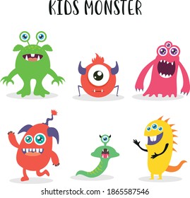 Monster collection for kids vector
