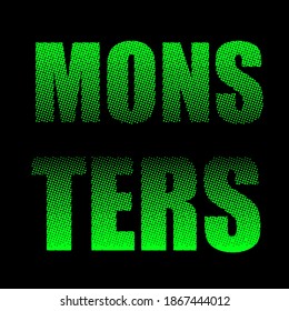 Monster collection  vector illustration full color