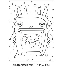 Monster Coloring Pages For Kids