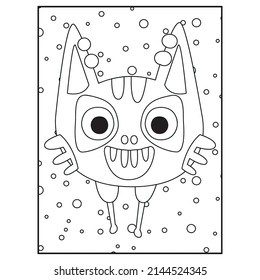 Monster Coloring Pages For Kids