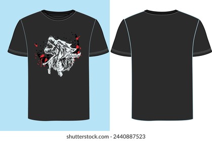 monster creative t-shirt design with adobe illustrator . and your best choice