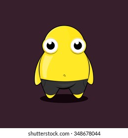 Monster Creature Ilustración 4 - Amarillo