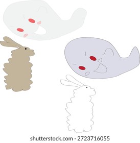 Personajes monstruosos. Bueno para el personaje de dibujos animados.