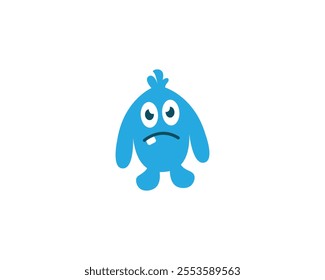 Monster Cute Icon Vector Design