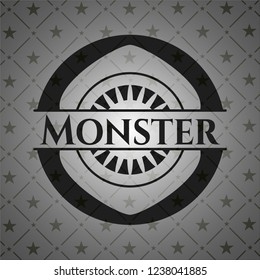Monster dark emblem. Retro