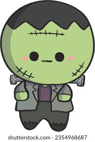 The monster is described as having Green skin, dull eyes, and watery features, serving as a reflection of his inner turmoil and rejection.