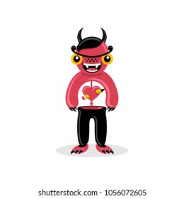 Monster designer mascot