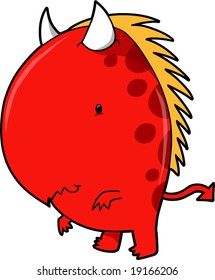 Monster Devil Vector Illustration