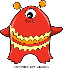 Monster Devil Vector Illustration