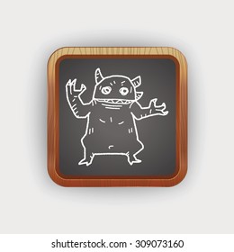 monster doodle