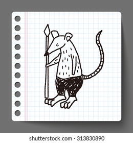 monster doodle