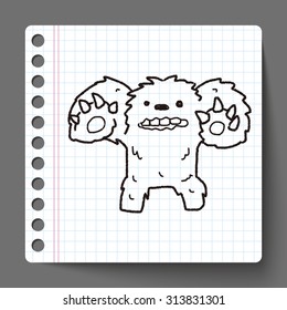 monster doodle