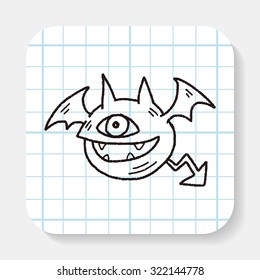 monster doodle