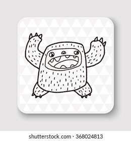 monster doodle