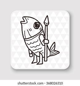 monster doodle