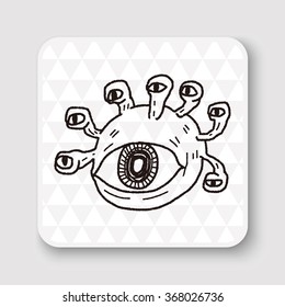 monster doodle