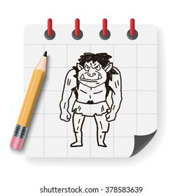 monster doodle