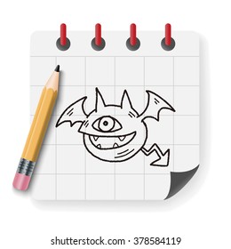 monster doodle