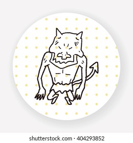 monster doodle