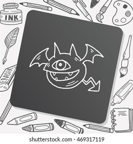 monster doodle