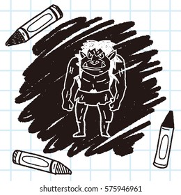 monster doodle