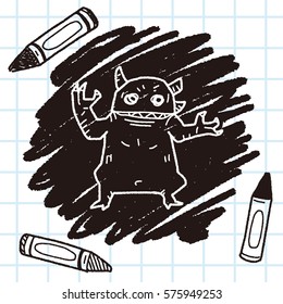 monster doodle