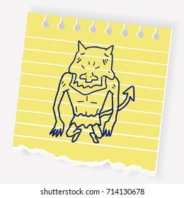 monster doodle