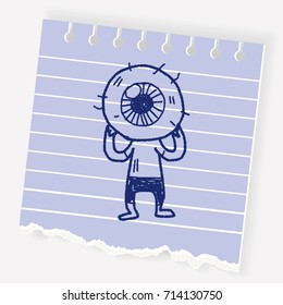 monster doodle