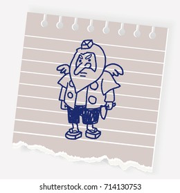 monster doodle