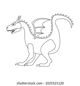 Monster dragon cartoon