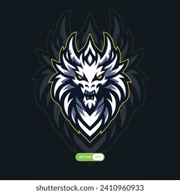 monster dragon illustration gaming logo esports 