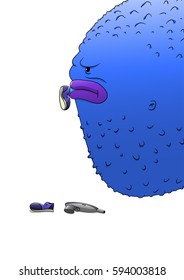Monster eat man