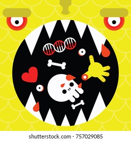 Monster Eating Person