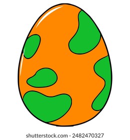 monster egg illustration hand drawn isolated vector