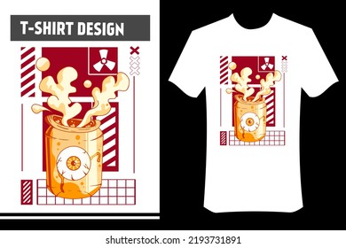 monster eye vector illustration, horror, monochrome color, streetwear background, halloween party, perfect for print on t-shirts, for hloween celebrations