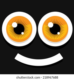 monster face vector illustration