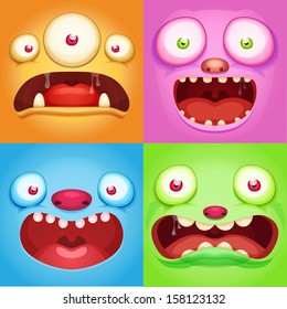 Monster faces