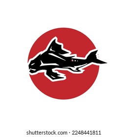 monster fish logo for all